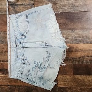 American Eagle Vintage Hi Rise Festival Jean Shorts size 8